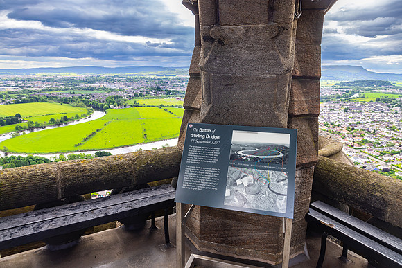 Sept 11, 1297 The Battle of Stirling Bridge; from the Wallace Monument
