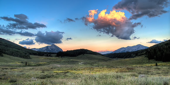 Washington Gulch, Dusk (2x1)