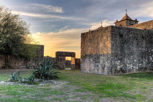 Interior Grounds, Presidio La Bahia, Goliad, Texas