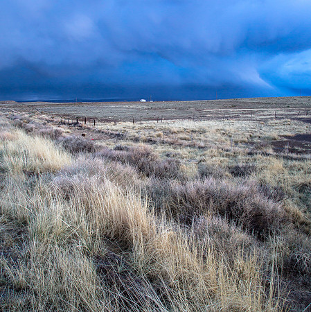 Lonely Farmhouse, Land and Sky, Northwest New Mexico