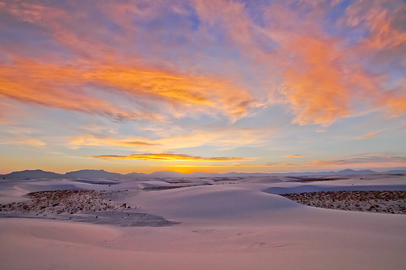 White Sands Sunset, New Mexico
