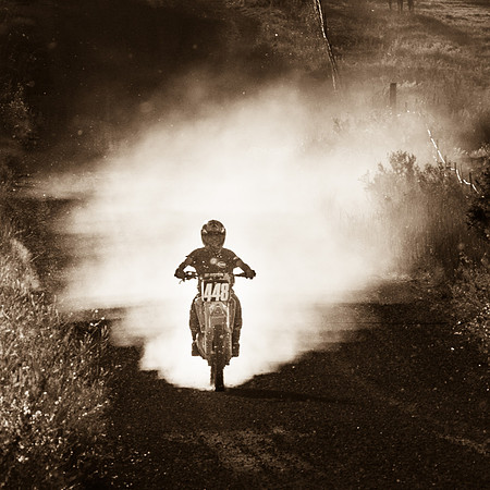 Kid on a Dirt Bike, near Crawford, CO