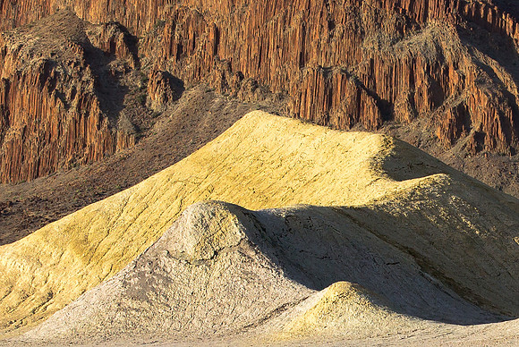 Volcanic Remnants; Ash and Rhyolite