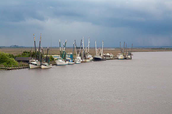 Boats at Rest, Darien River, Georgia