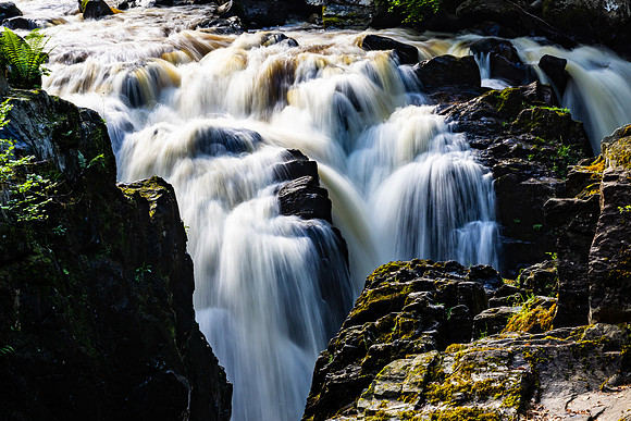 The Black Linn Waterfall, River Braan, The Hermitage, Scotland
