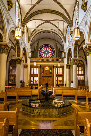 Church Interior, Cathedral Basilica of St Francis odf Assisi, Santa Fe