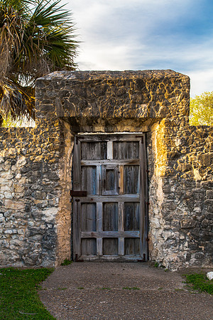 Doorway, Presidio La Bahia, Goliad, texas