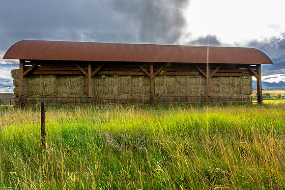Hay Barn, Grasses, Ohio Creek Road