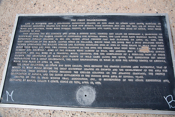 The First Thanksgiving in North America, San Elizario, Texas