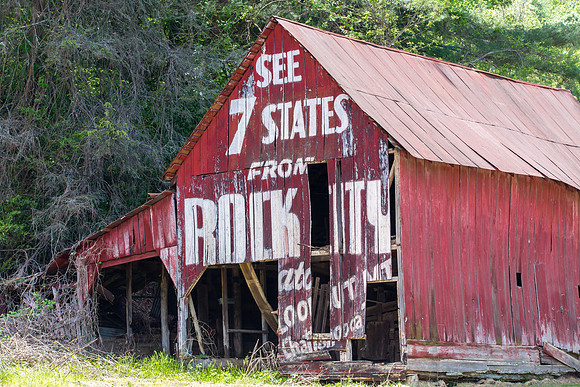 Old Barn, Rock City Ad, Cherokee, North Carolina