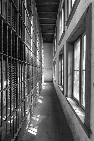 Jailcell Hallway, Gonzales County Jail