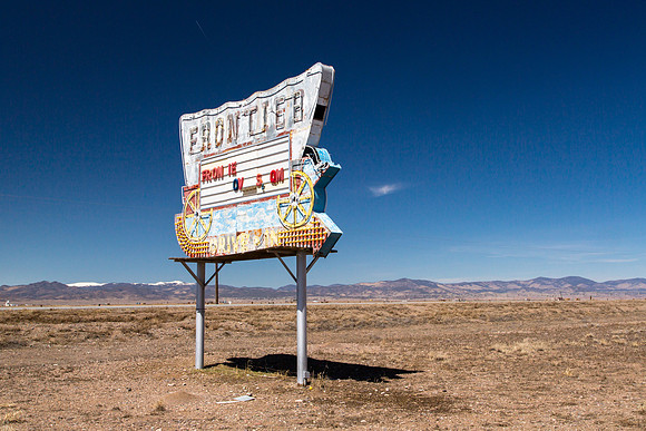 The Frontier, Abandoned Outdoor Theatre, San Luis Valley