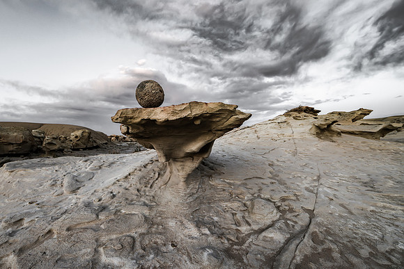 Eroded Formations, Near Factory Butte, Utah