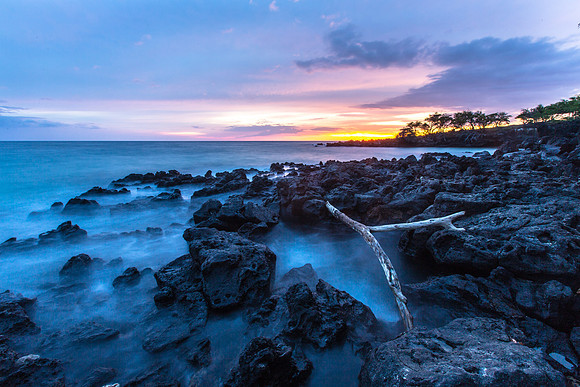 Hapuna Beach Sunset, Hawaii