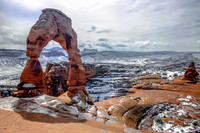 Clearing Winter Storm, Delicate Arch, Arches National Park, Utah