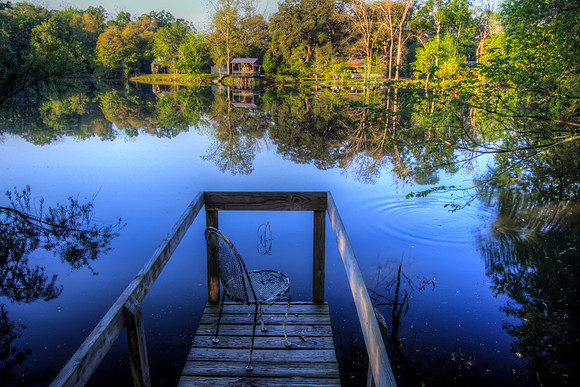 Pond Reflections, near Breaux Bridge, LA