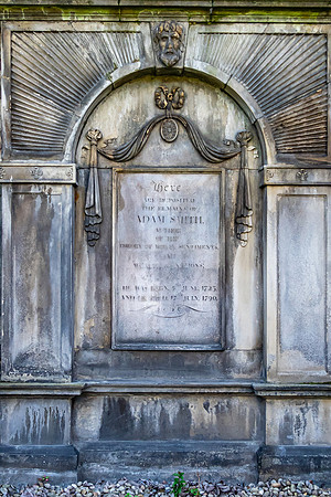 Adam Smith Grave, Canongate Kirkyard, Edinburgh