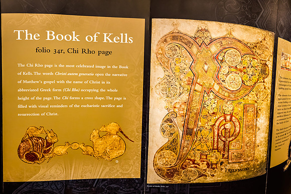 The Book of Kells (Chi Rho page)