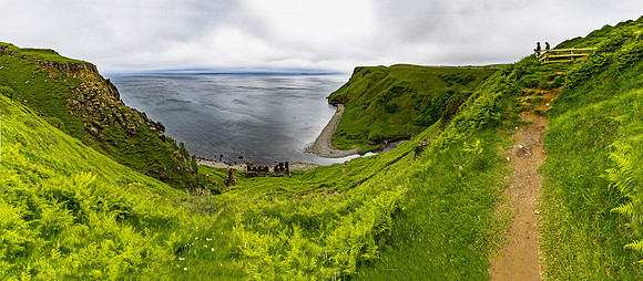 an leth-alt viewpoint; Skye coastline