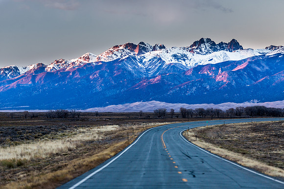 Great Sand Dunes NP Park Road 2014